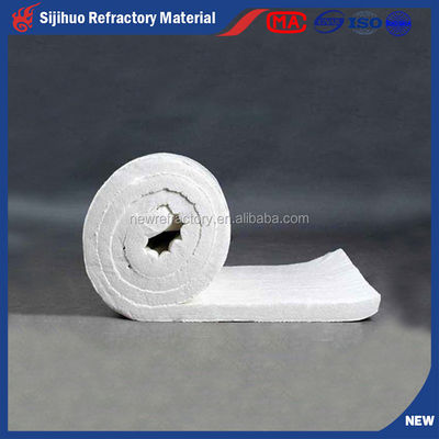 Refractaire coating Rigidizer Ceramic Fiber Blanket met bulk density 64/96/128/160kg/m3