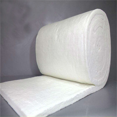 Brandwerend bekledingsmateriaal Hoog zuiver aluminiumsilicaat keramische vezelwol deken in puur wit