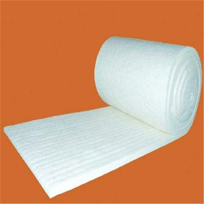 Brandwerend bekledingsmateriaal Hoog zuiver aluminiumsilicaat keramische vezelwol deken in puur wit