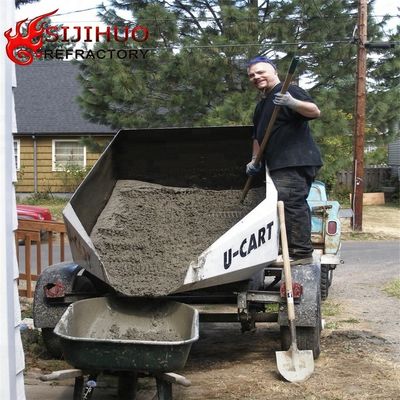 BULK DENSITY 2,2-2,9 g/cm3 Grijs koolstof bakoven vuurvaste gietcement 2018