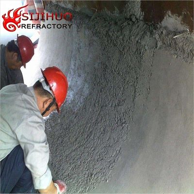 ISO9001 gecertificeerd aluminiumblok van corundum mullite vuurvaste gietcement