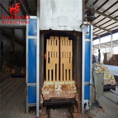 Geel aluminium blok vuur klei baksteen 230*114*65 mm voor hoge temperatuur toepassingen