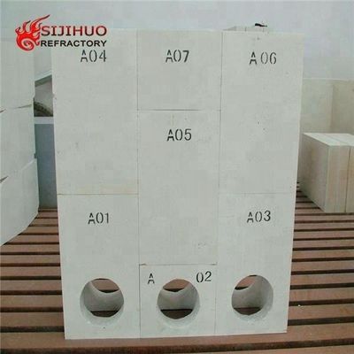 Klein SiC-gehalte en 2,9 g/cm3 Bulk Density Corundum Mullite Brick voor de bouw