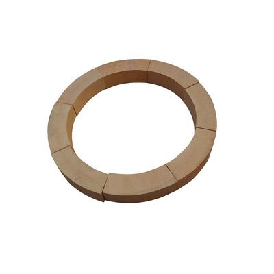 230x114x65 mm ronde brandbestendige gebogen brandsteen met ISO9001-certificaat